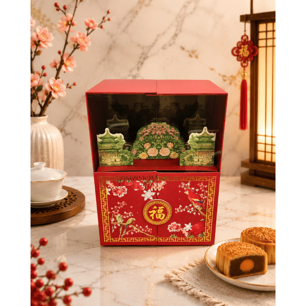 [BOX ONLY] Hampers Mooncake/Imlek Acrylic/Box Hampers Kue Bulan/Gift Box