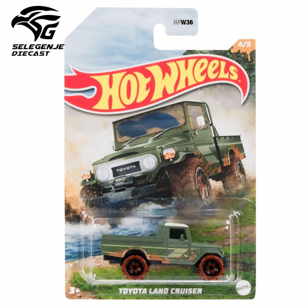 Hot Wheels Toyota Land Cruiser Pickup Mud Runners