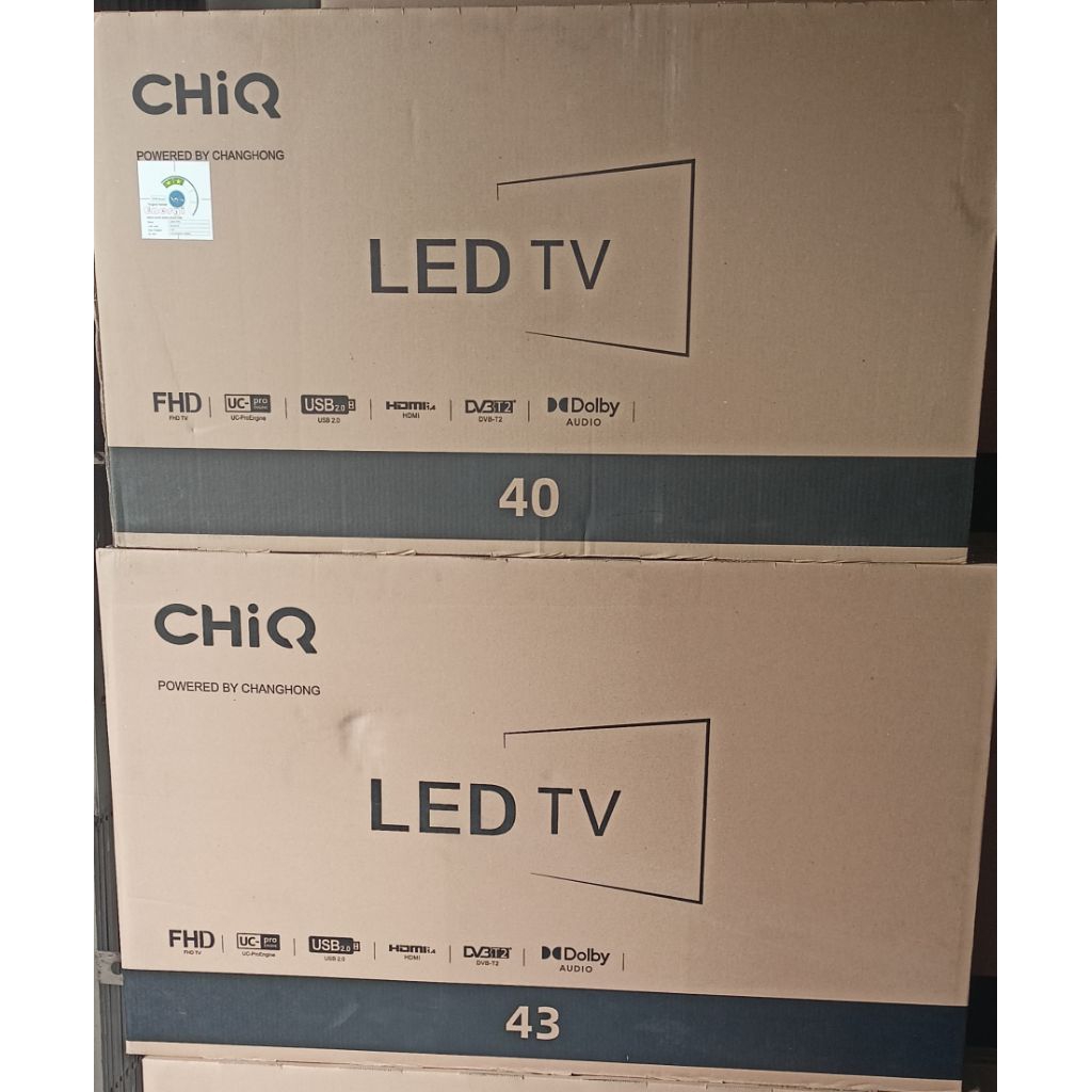 led chiq by changhong l 40g7 43g7 40 43 inci 40" 43" fhd full hd tv digital uc pro engine usb hdmi d