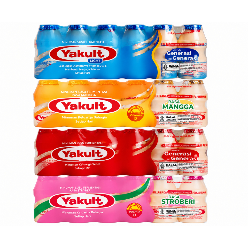 Yakult all varian isi 5/ Yakult ori/ Yakult Mangga/ Yakult strawbery/ yakult light