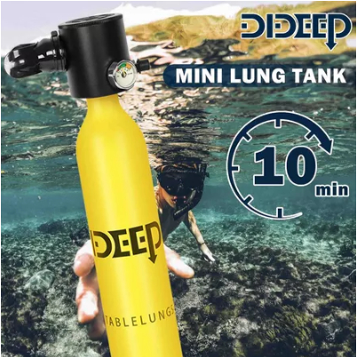 Pemasok Stok LokalDIDEEP Tabung Selam Mini Kapasitas 0,5L Profesional Alat selam satu set Alat selam