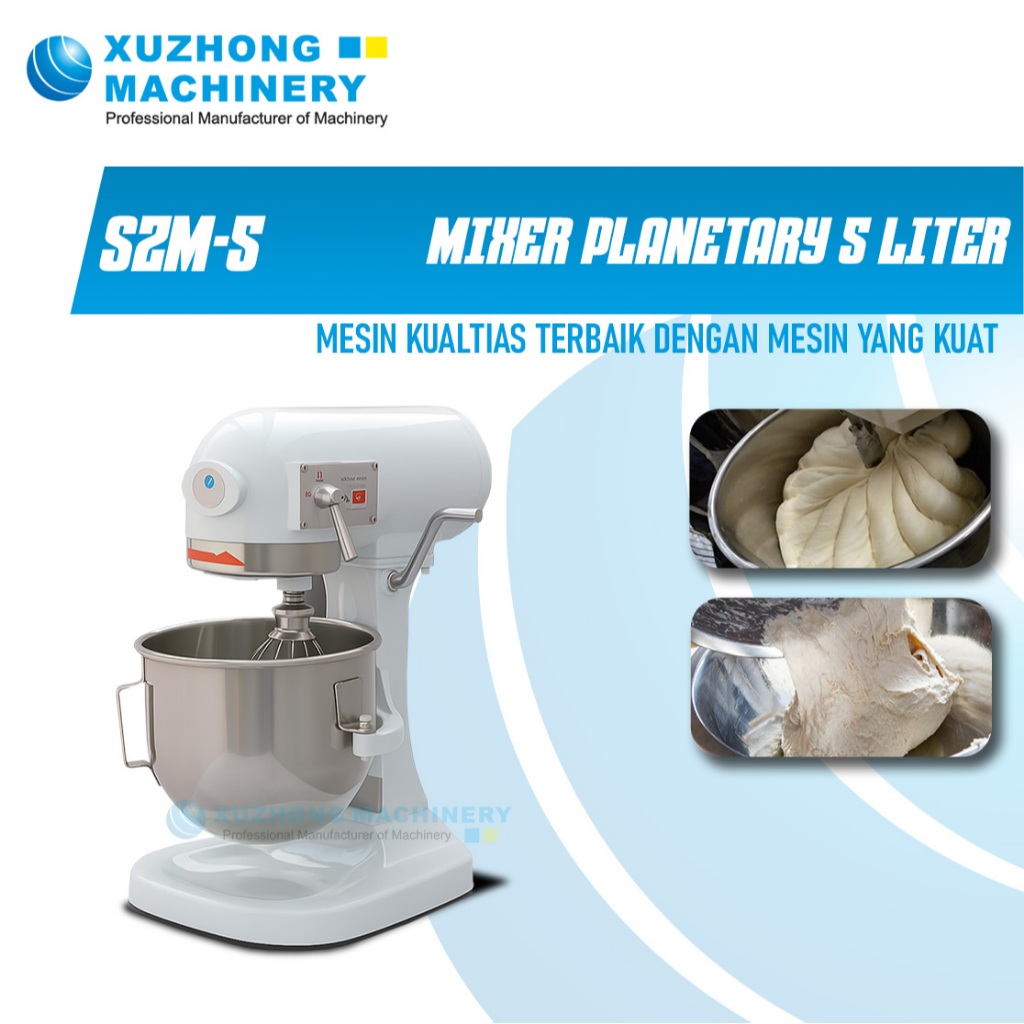 Mixer Planetary, Dough Mixer, Planetary MIxer, Mesin Pengaduk Adonan Roti, Mixer Roti SZM-5