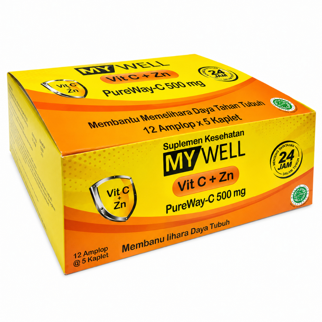 Vitamin C + Zn Box 60's Kaplet My Well