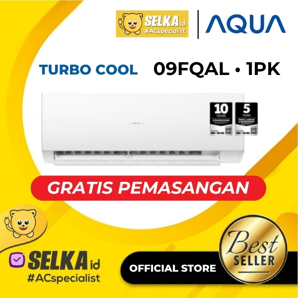 AC AQUA AQA-KCR9FQAL3 / 9 FQAL3 AC SPLIT 1 PK STANDARD TURBO COOL