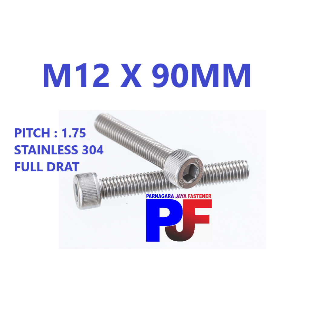 Baut L Stainless M12 x 90 / Baut L Stainless 304