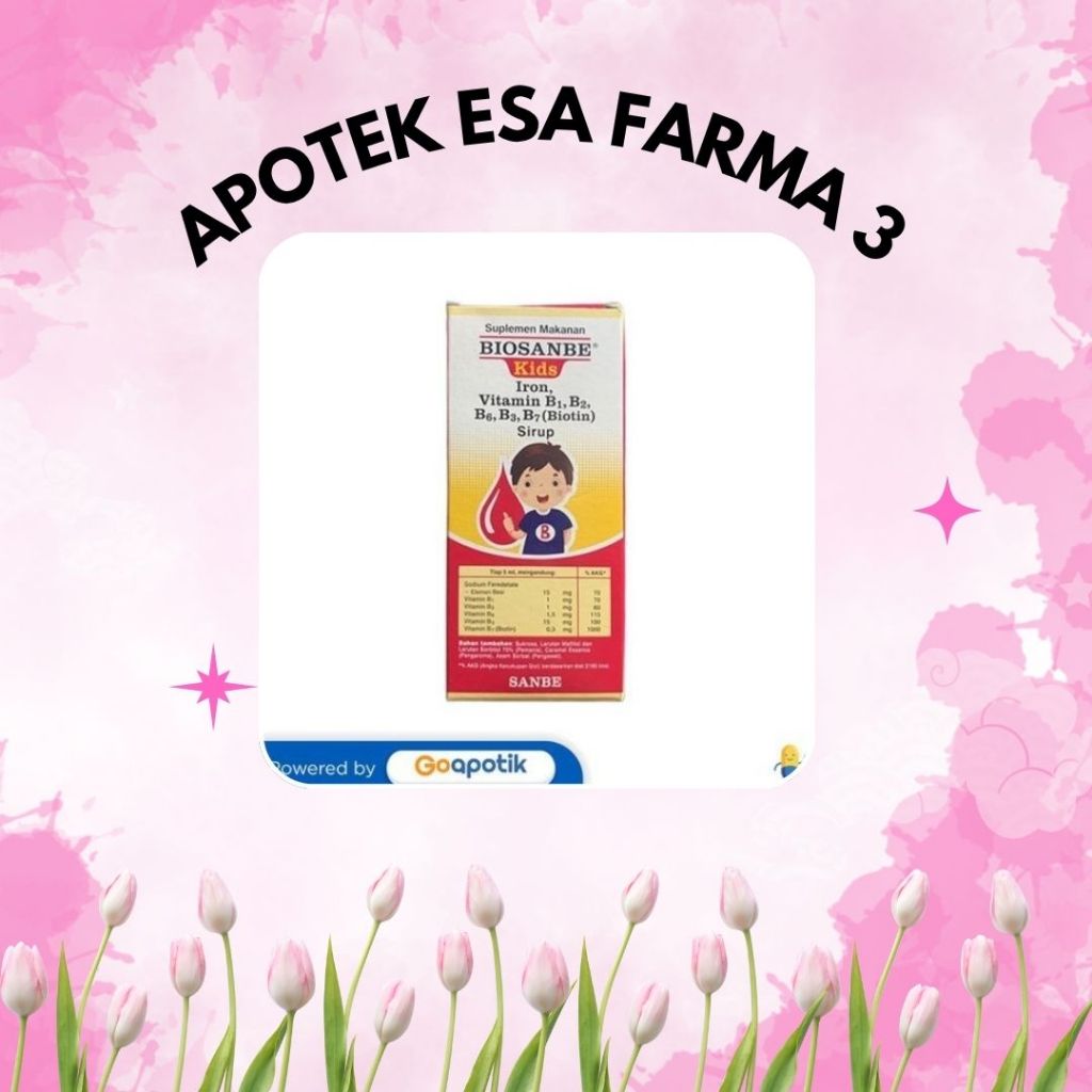 biosanbe kids syrup 120ml