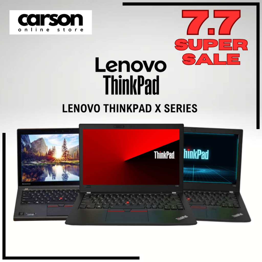 Laptop Lenovo Thinkpad X Series X240 X250 X260 X270 X280 Core i3 / i5 / i7 Original Murah Bergaransi
