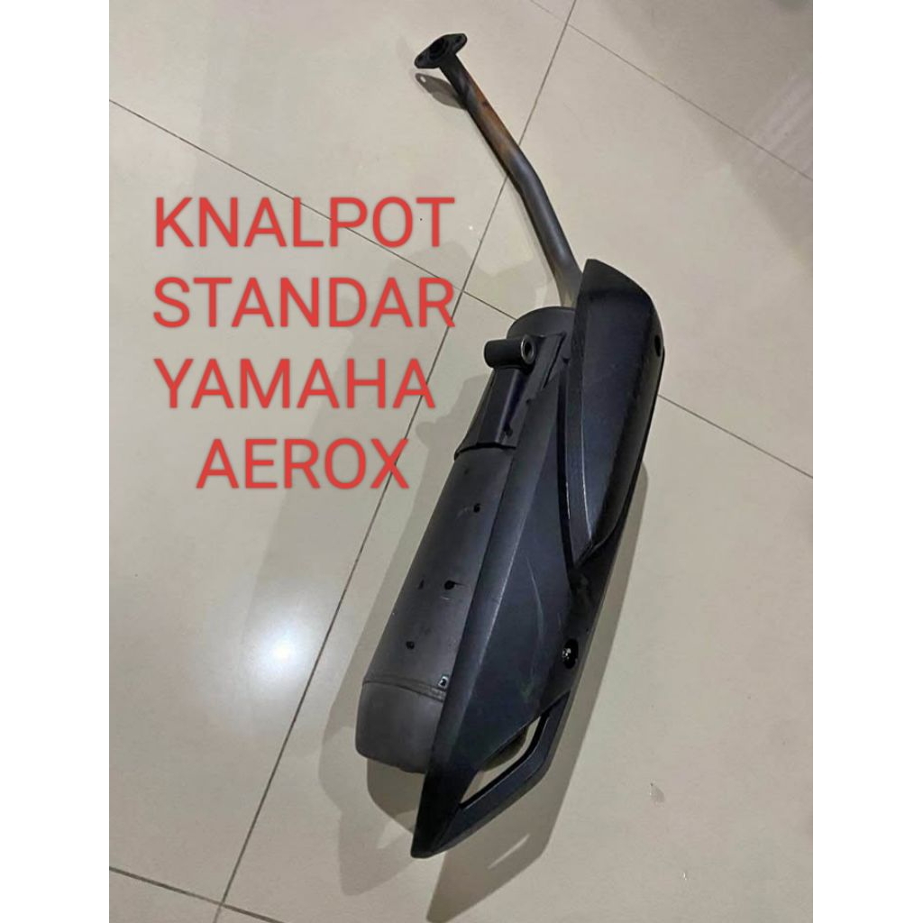 KNALPOT STANDAR YAMAHA AEROX ASLI ORIGINAL