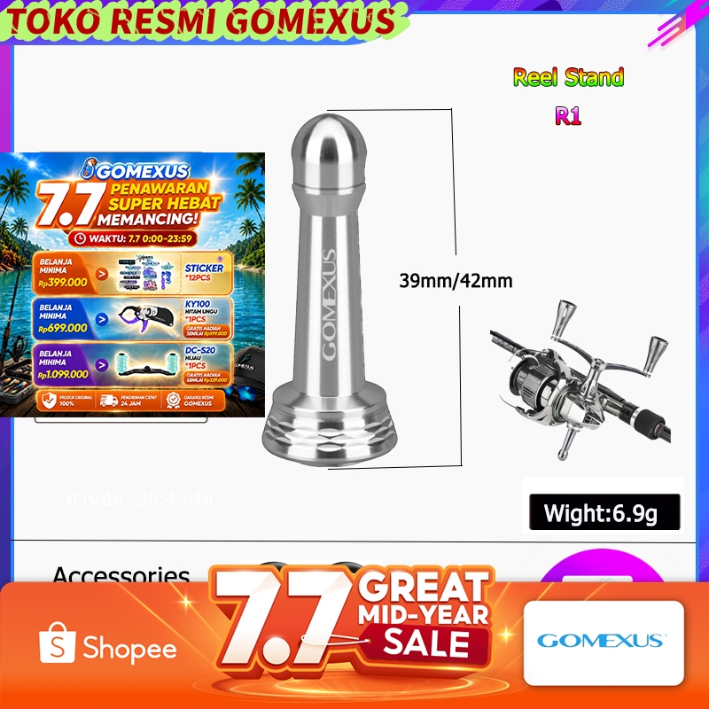 Gomexus Stand Reel 39/42mm Untuk Shimano Ryobi 1000-6000 Langsung Sesuai Deskripsi R1