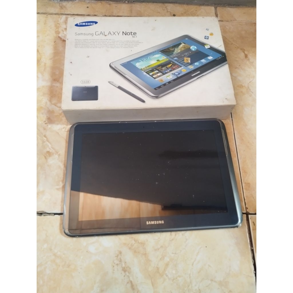 TAB SAMSUNG GALAXY NOTE 10.1 KONDISI MATI/RUSAK