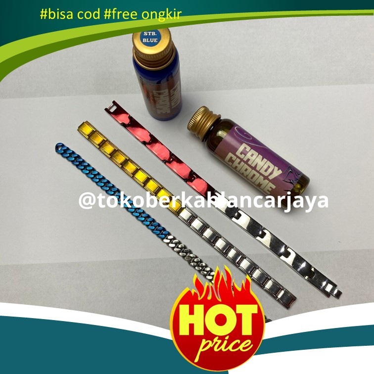 (OLES) 20 ML CANDY CHROME Cat logam pewarna logam asli termurah cat candy chrome isi 20 ML Cat Logam