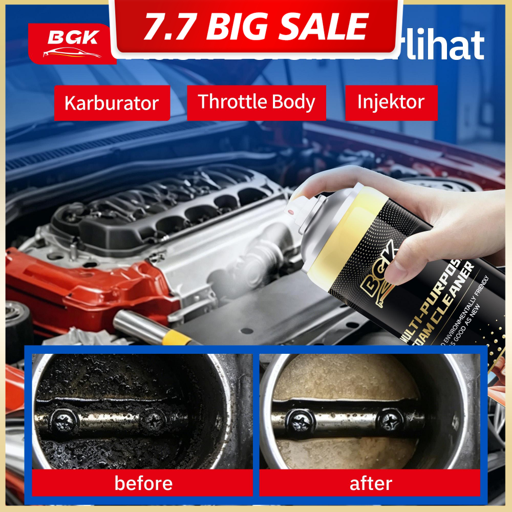 BISA COD BGK Pembersih Kerak Mesin Mobil & Motor 650ml Engine Degreaser Pembersih Kerak Oli Mesin Bu