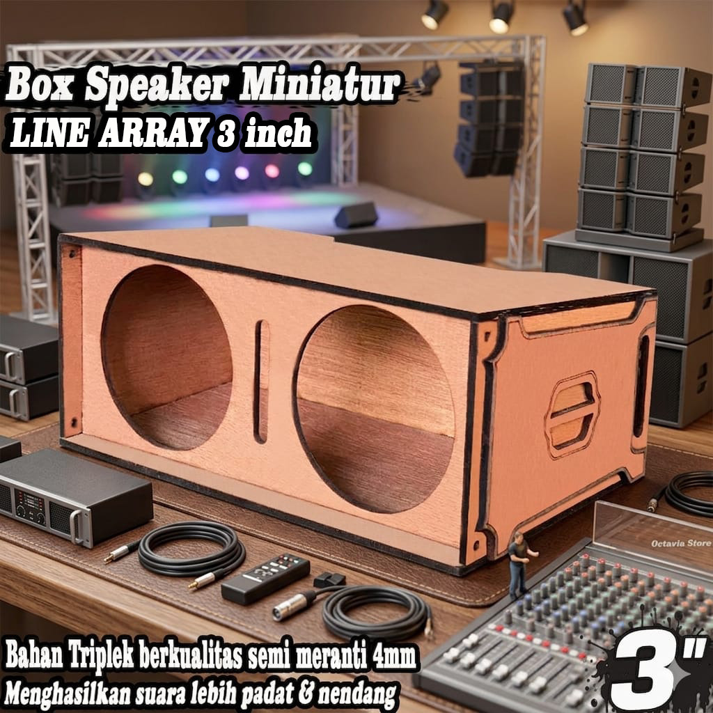 Box Speaker Miniatur Line Array 3 Inch