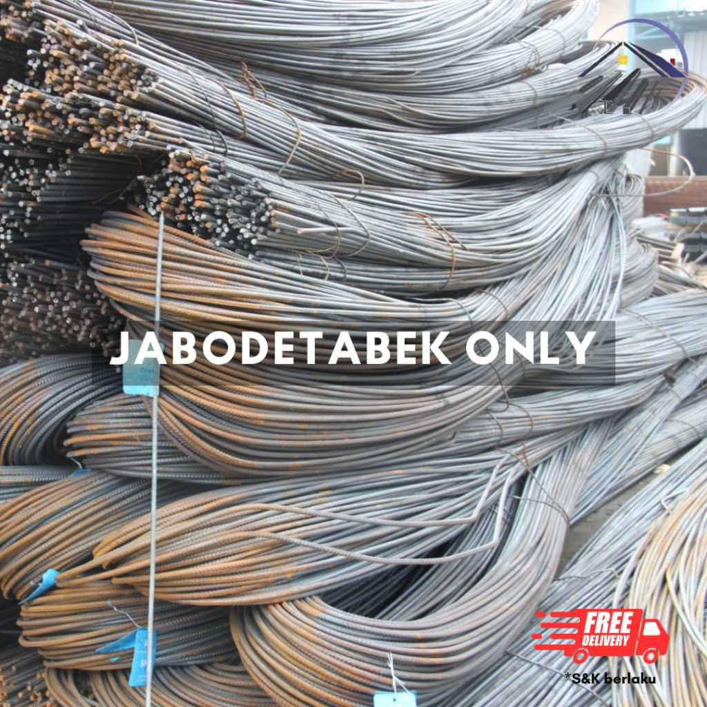 Besi Beton POLOS 6 mm - 16 mm FULL
