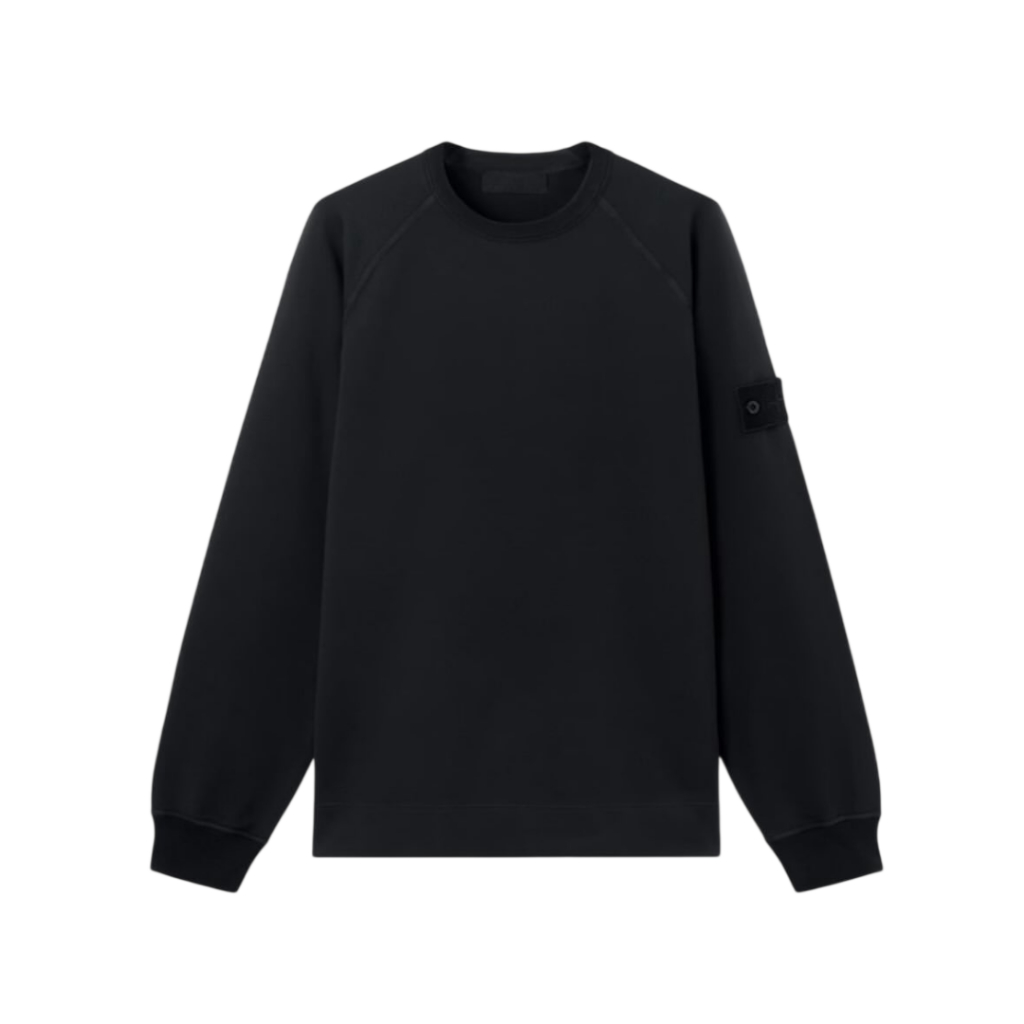Stone Island Crewneck SweatShirt Ghost Patch Black Unisex - 100% ORIGINAL