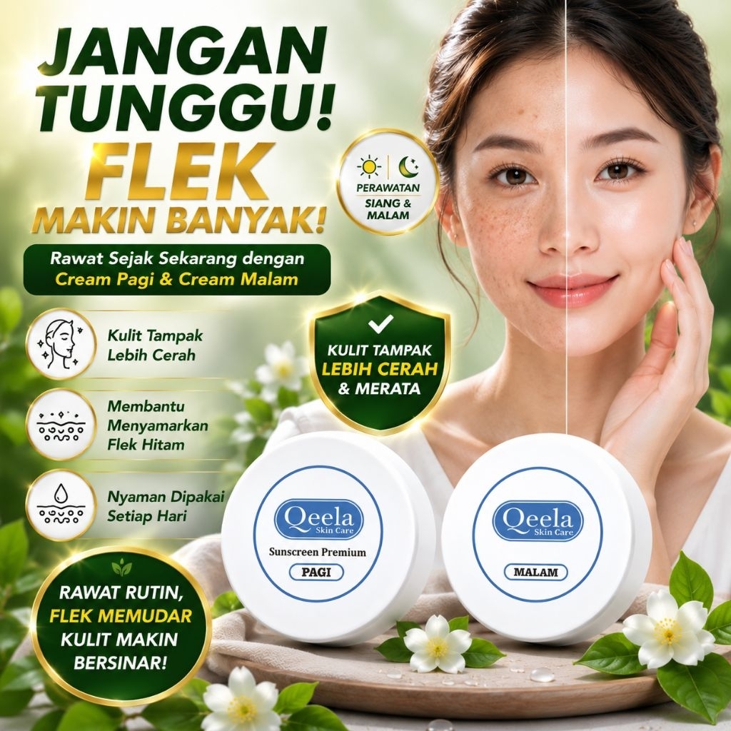 Krim Flek Wajah Harian Pagi dan Malam | Krim Flek Hitam Pagi dan Malam | Krim Pagi Malam Flek Hitam