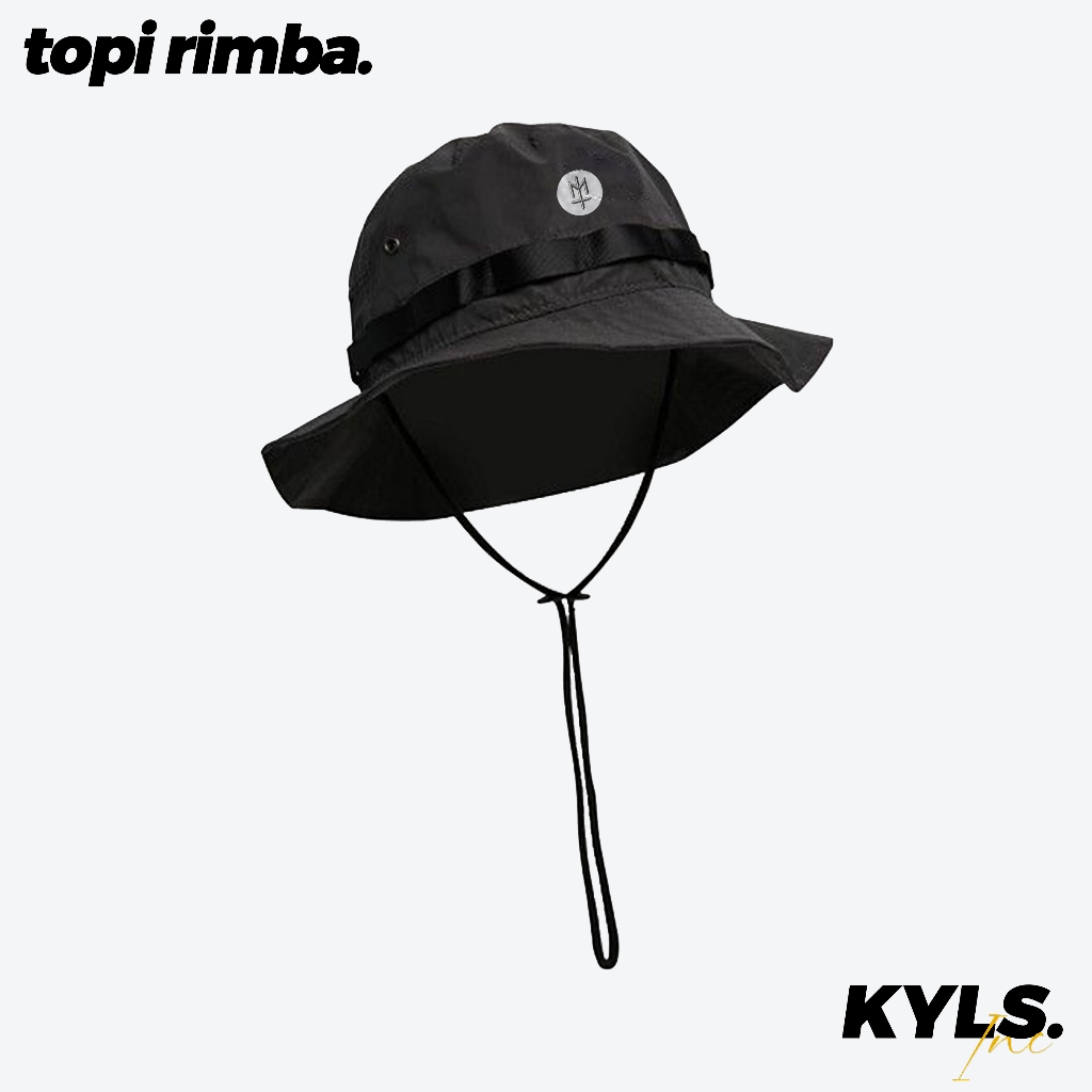 Topi Rimba Gunung Outdoor Premium Logo Maternal Bulat