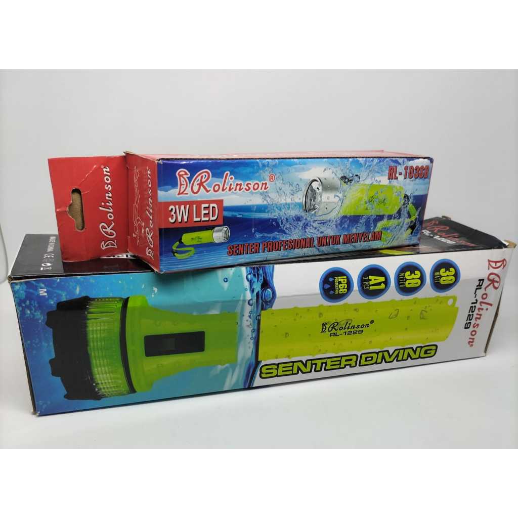 Senter Tangan untuk Menyelam ROLINSON RL-1229 / RL-103SB