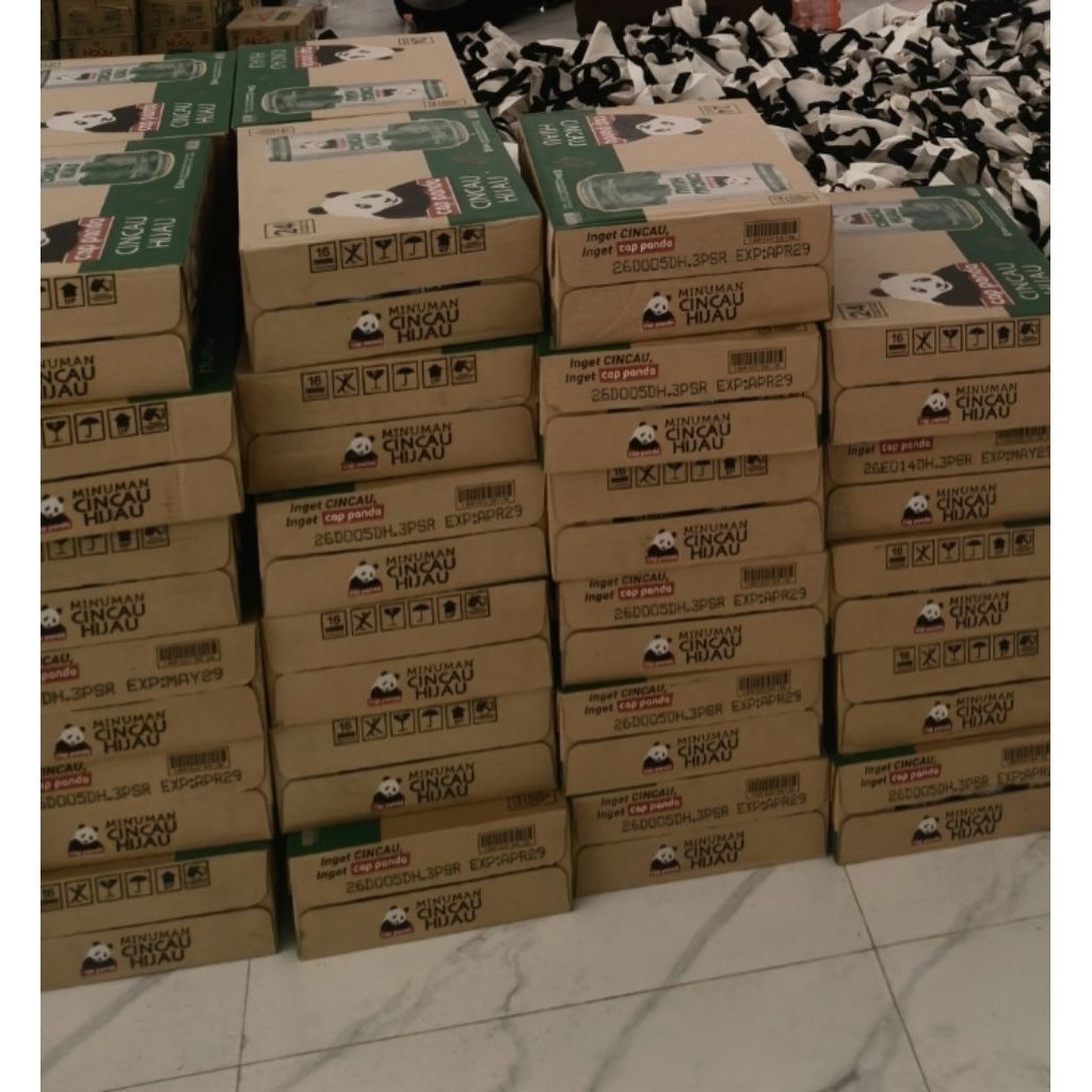 Cincau Cap panda 1dus isi 24 kaleng (1 dus 24pcs @310ml)