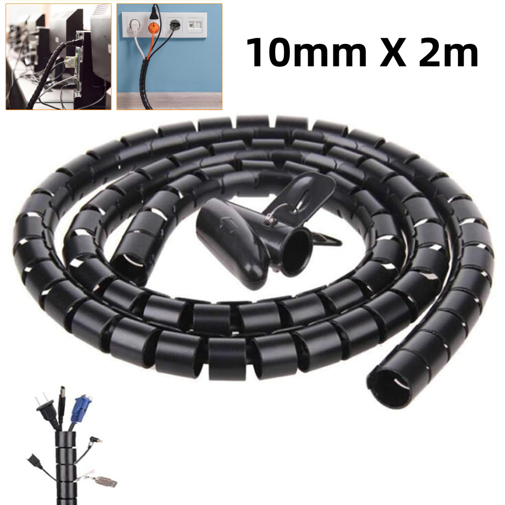 Spiral Wire Protector Spiral Pembungkus Kabel Listrik Spiral Kabel Listrik Dengan Alat Pasang