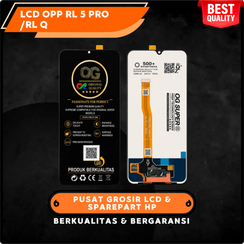 LCD TOUCHSCREEN REALME 5 PRO / REALME Q FULLSET ORIGINAL