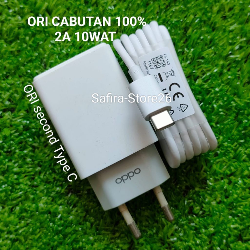 Charger Opo ORI Cabutan Bawaan Dari Opo A18/A9/A5/A16 Dll 2A 10Wat Type C