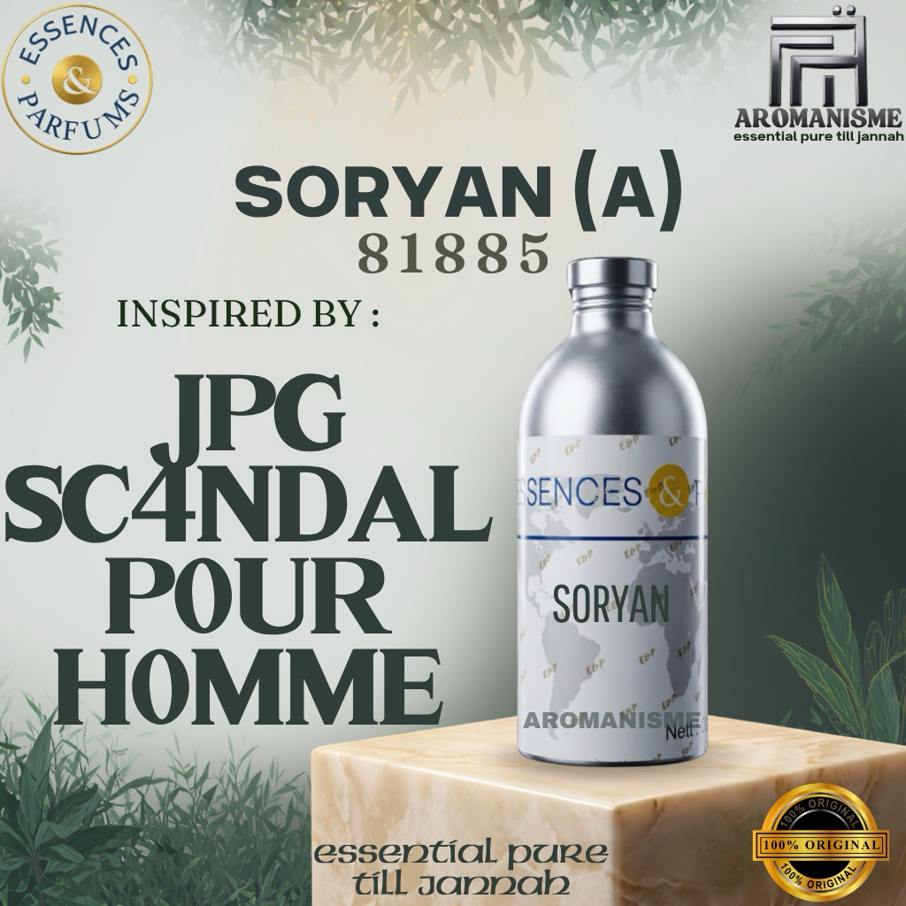 BIBIT PARFUM JPG SC4NDAL P0UR H0MME ESSENCES SORYAN GRADE A SEGEL 500GRAM
