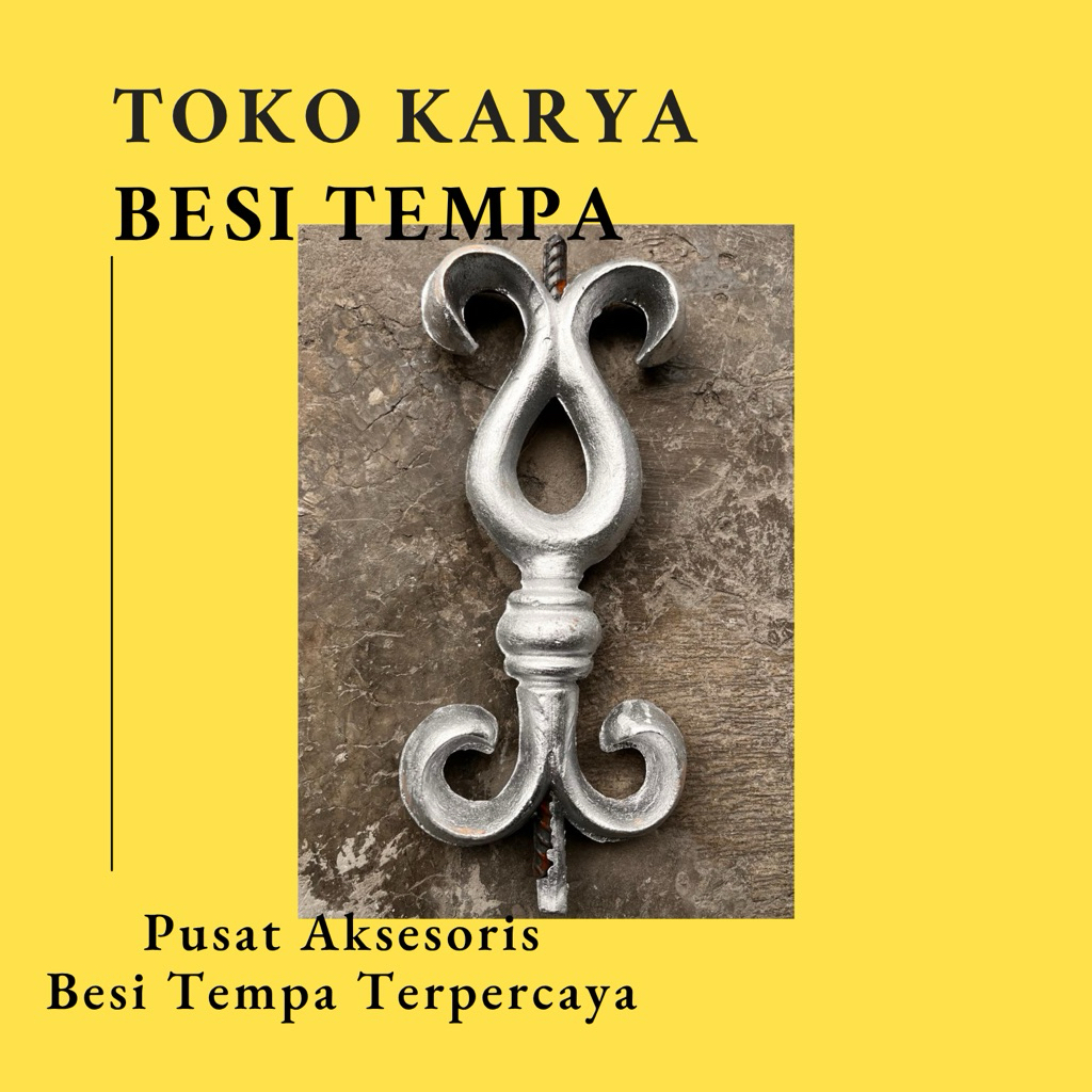 Ornamen Pagar Besi OR-1234 / Ornamen Pagar Besi Daun / Ornamen Pagar Besi Rumah Klasik / Classic / A