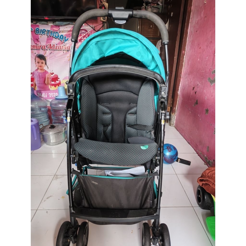 stroller joie float cyan second