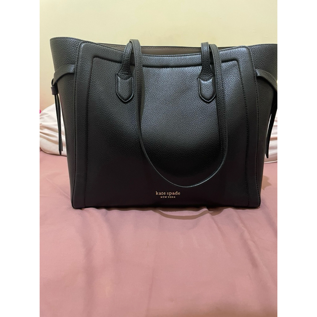 Tote Kate Spade Knott Hitam