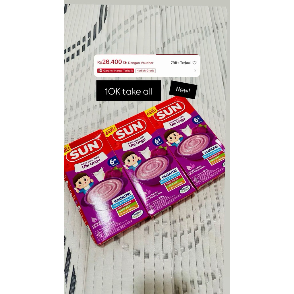 sun mpasi 6 bulan