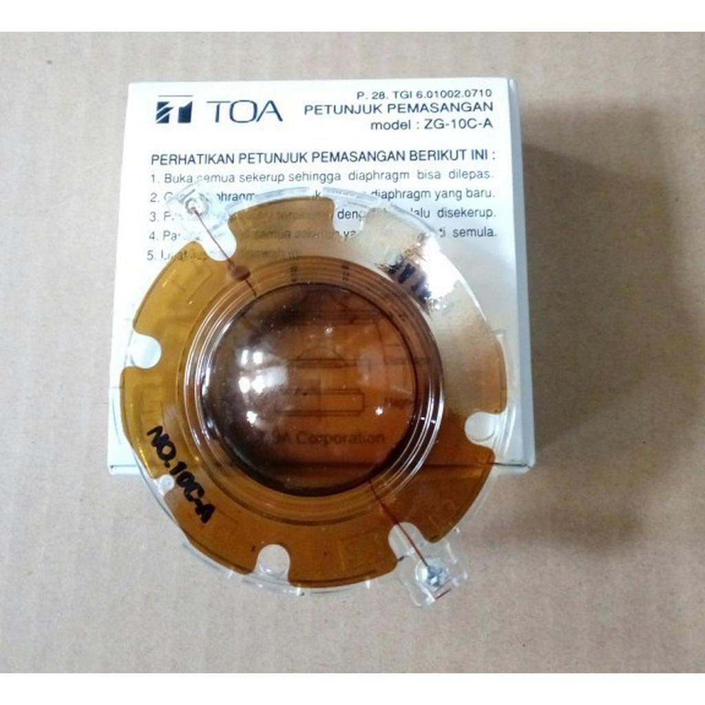 Spool Toa Spul Corong Horn TOA 15 Watt 15W ZG 10CA ZG 10 CA Kardus Putih Biru DIAPHRAGM SPEAKER TOA 