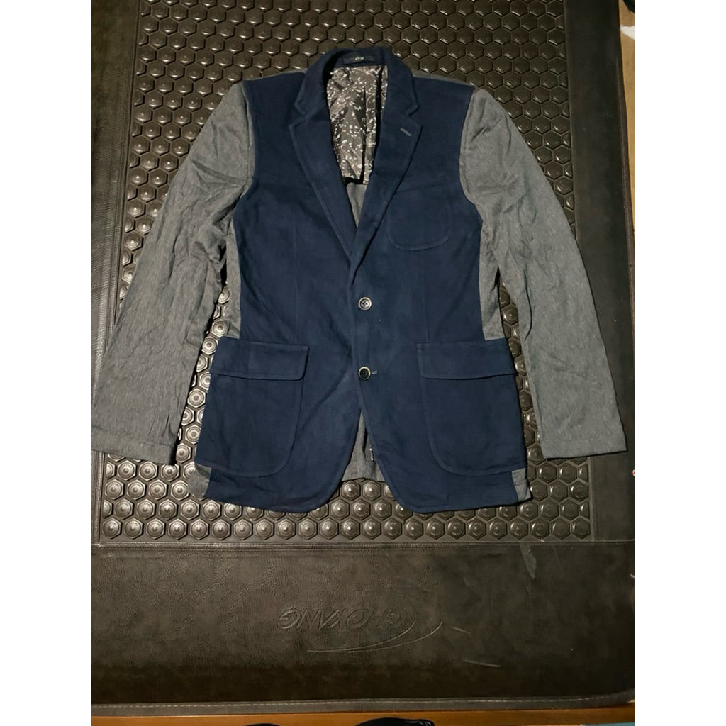 BLAZER JAS DUA WARNA MVIO ABU NAVY MEWAH BRANDED