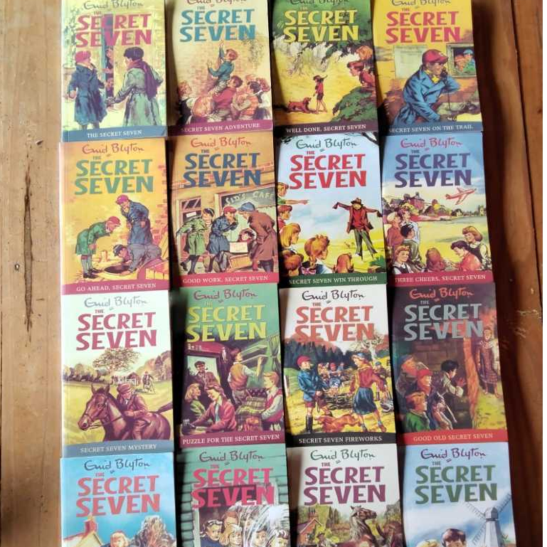 Enid Blyton Secret Seven Original Nostalgic Old Covers Buku Novel Young Adult Fiction Bahasa Inggris