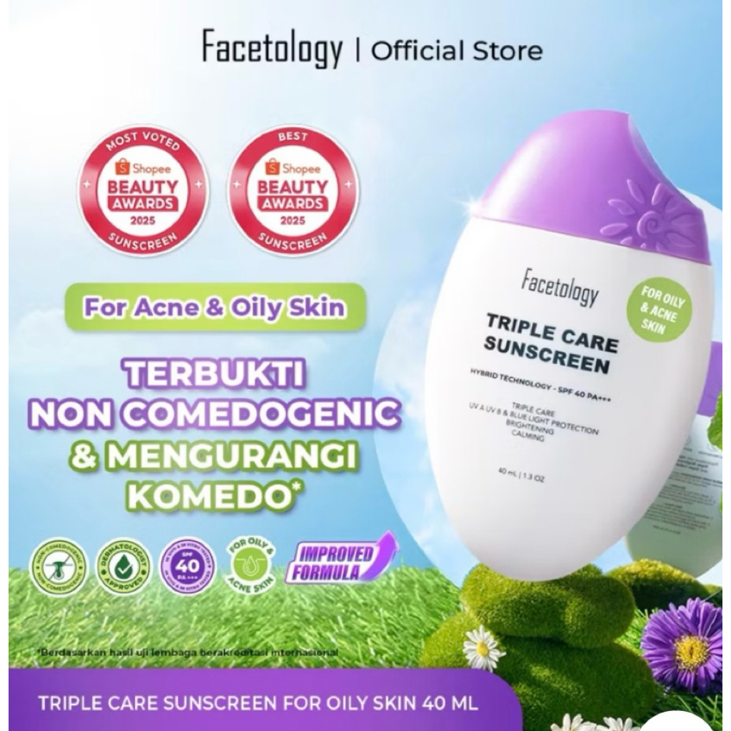 Preloved Sunscreen Facetology oily