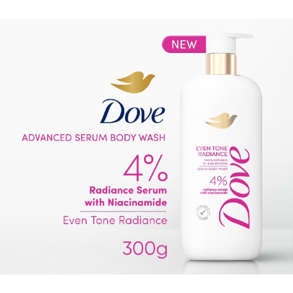 Dove Body Wash Advanced Serum Even Tone Radiance 300g