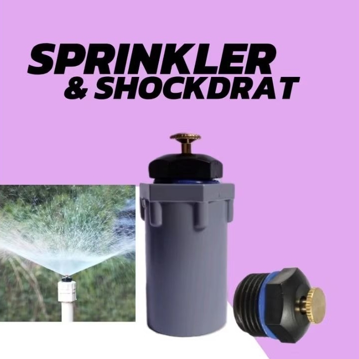 PAKET Sprinkler Adjustable + Shockdrat Sprinkler Air Taman Sprinkler Irigasi