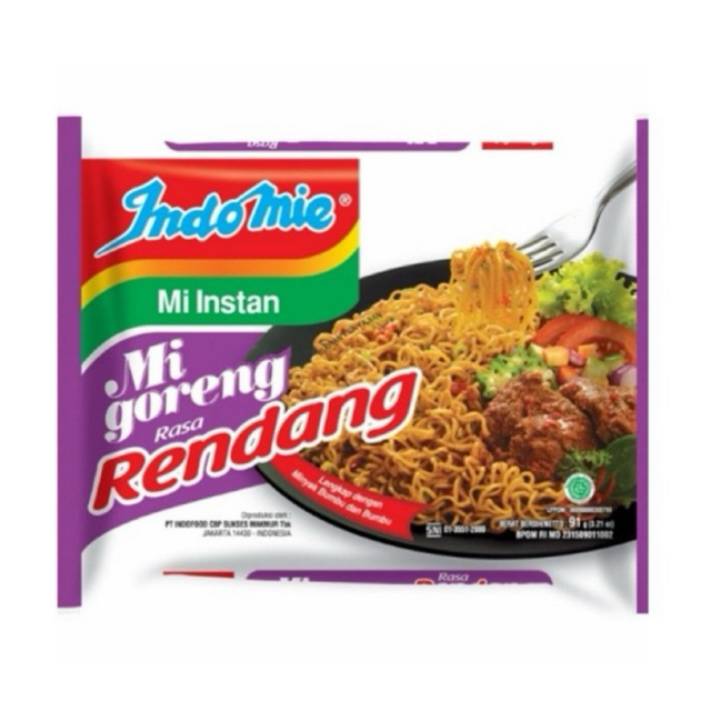 [WARUNG EMBUL.ID] INDOMIE MI GORENG RENDANG (5PCS)