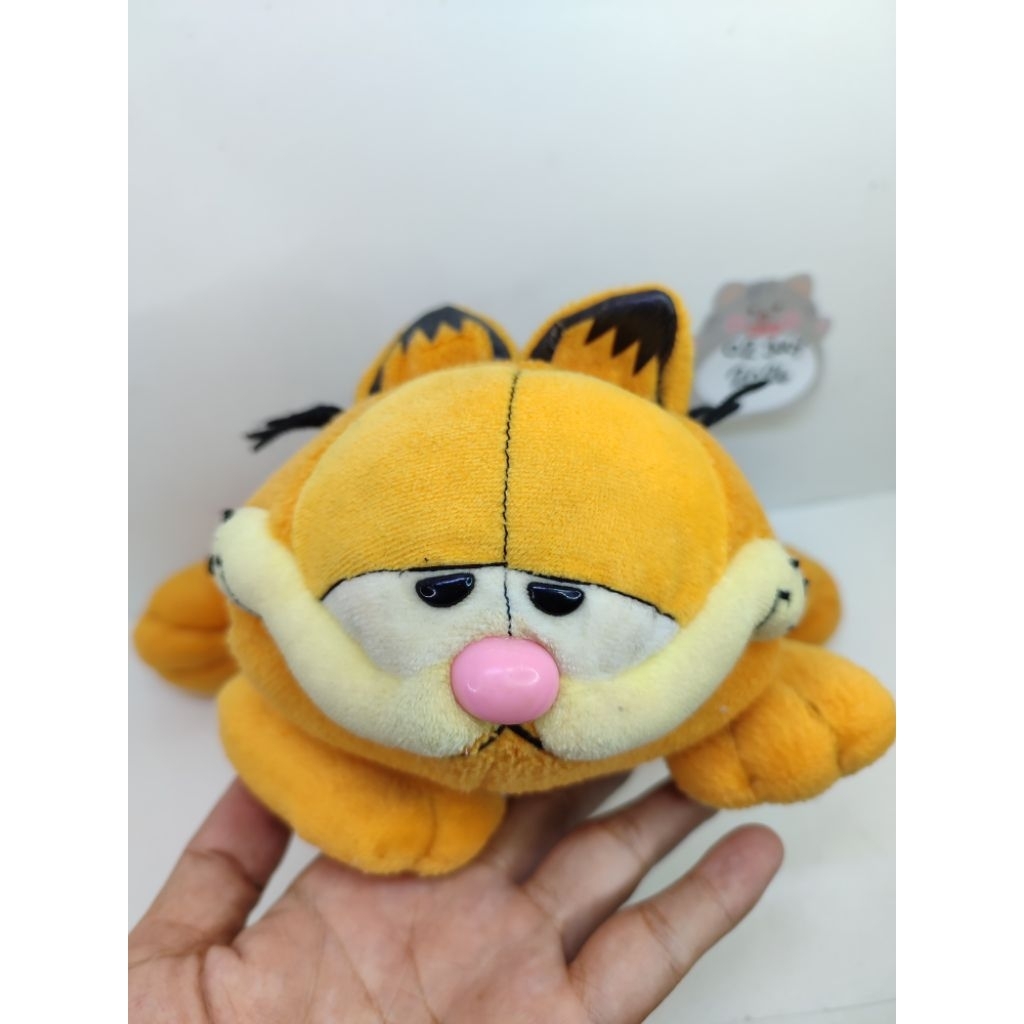 boneka Garfield original ty vintage mata lusuh