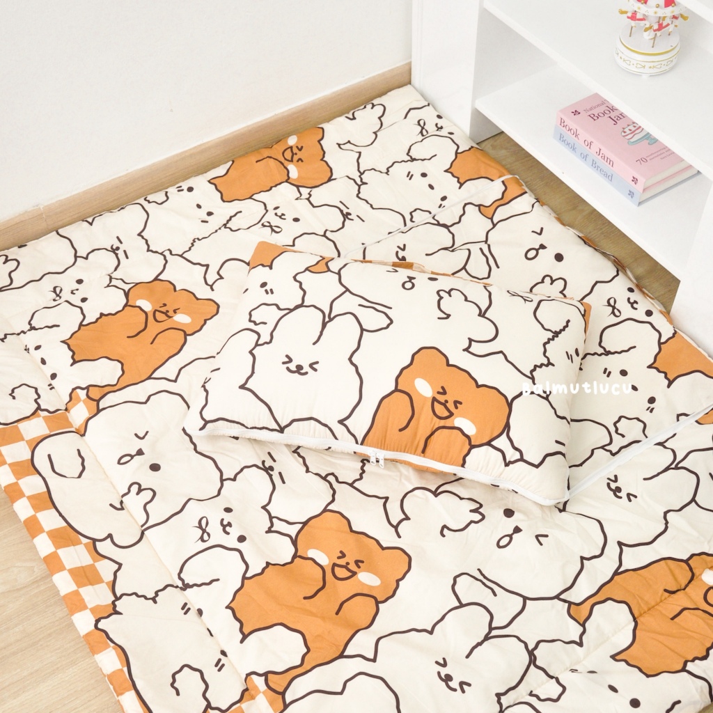 BALMUTLUCU | Bantal Selimut Balmut Katun Jumbo 240x150cm | Selimut Dilipat Jadi Bantal Multifungsi B