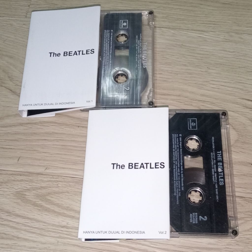 Kaset The Beatles - White Album (COVER REPRO ISI ORI)