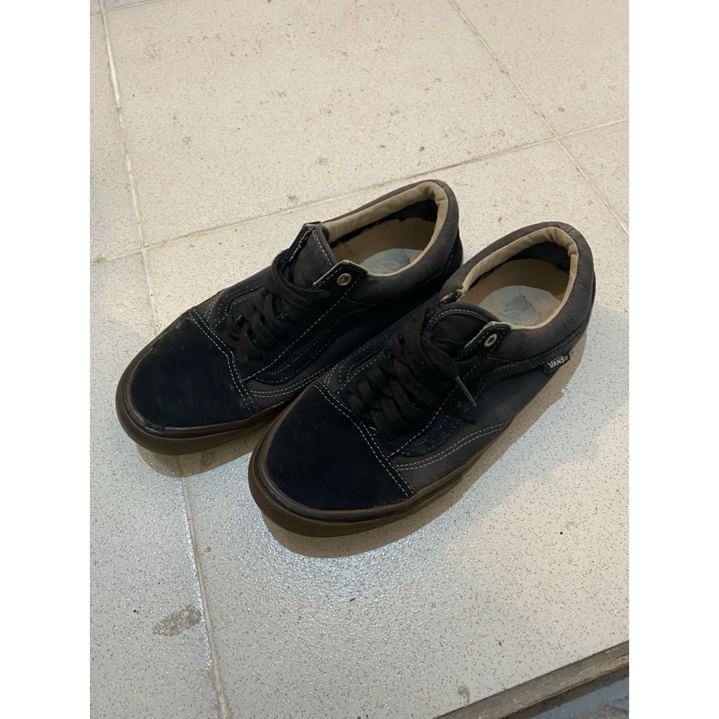 sepatu vans original pria black ultracush preloved