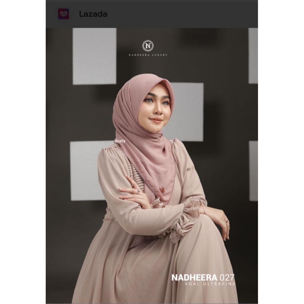 Promo Nadheera 027 scarf Hijab Nadheera Luxury