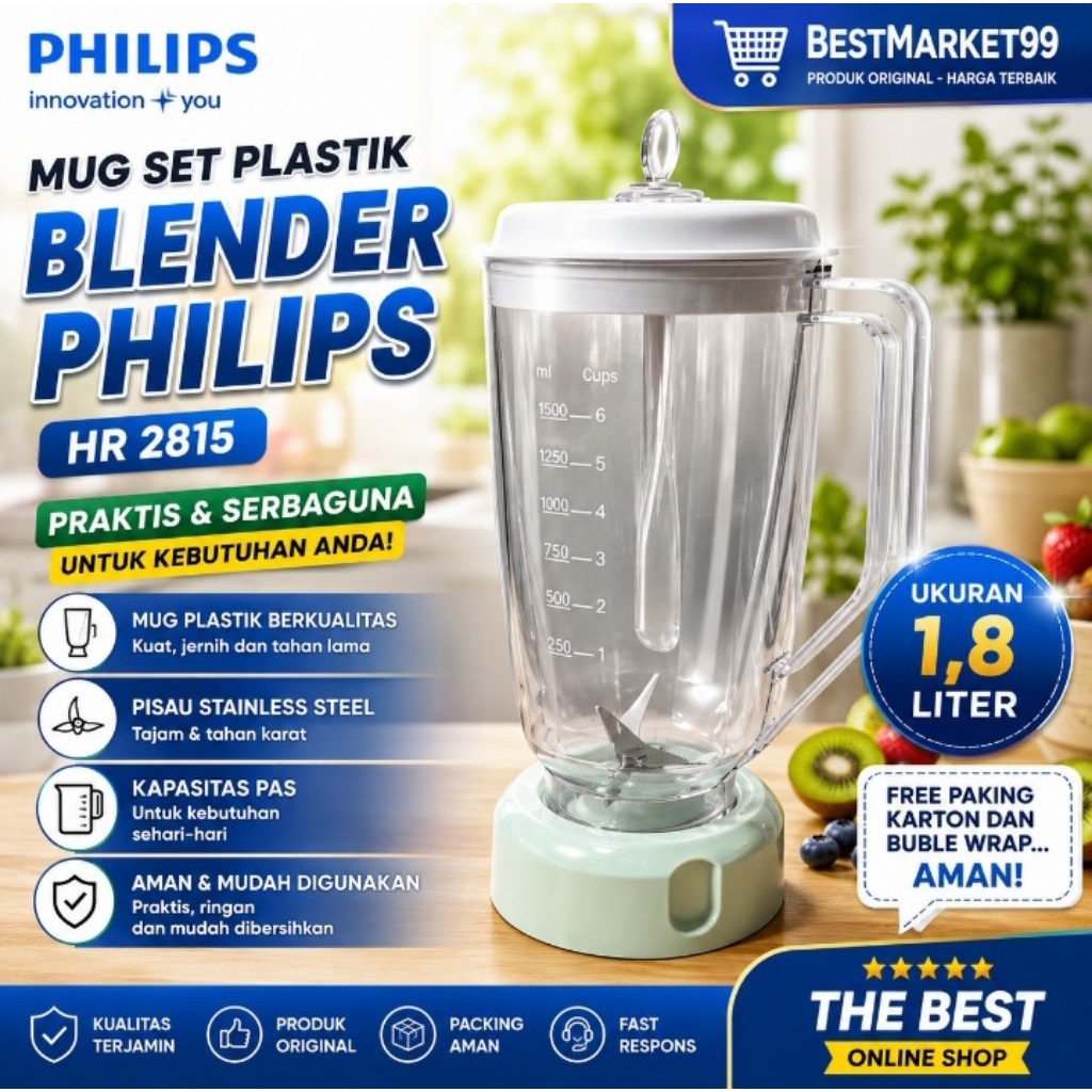 MUG SET PHILIPS HR 2815 / HR2815 BEST QUALITY