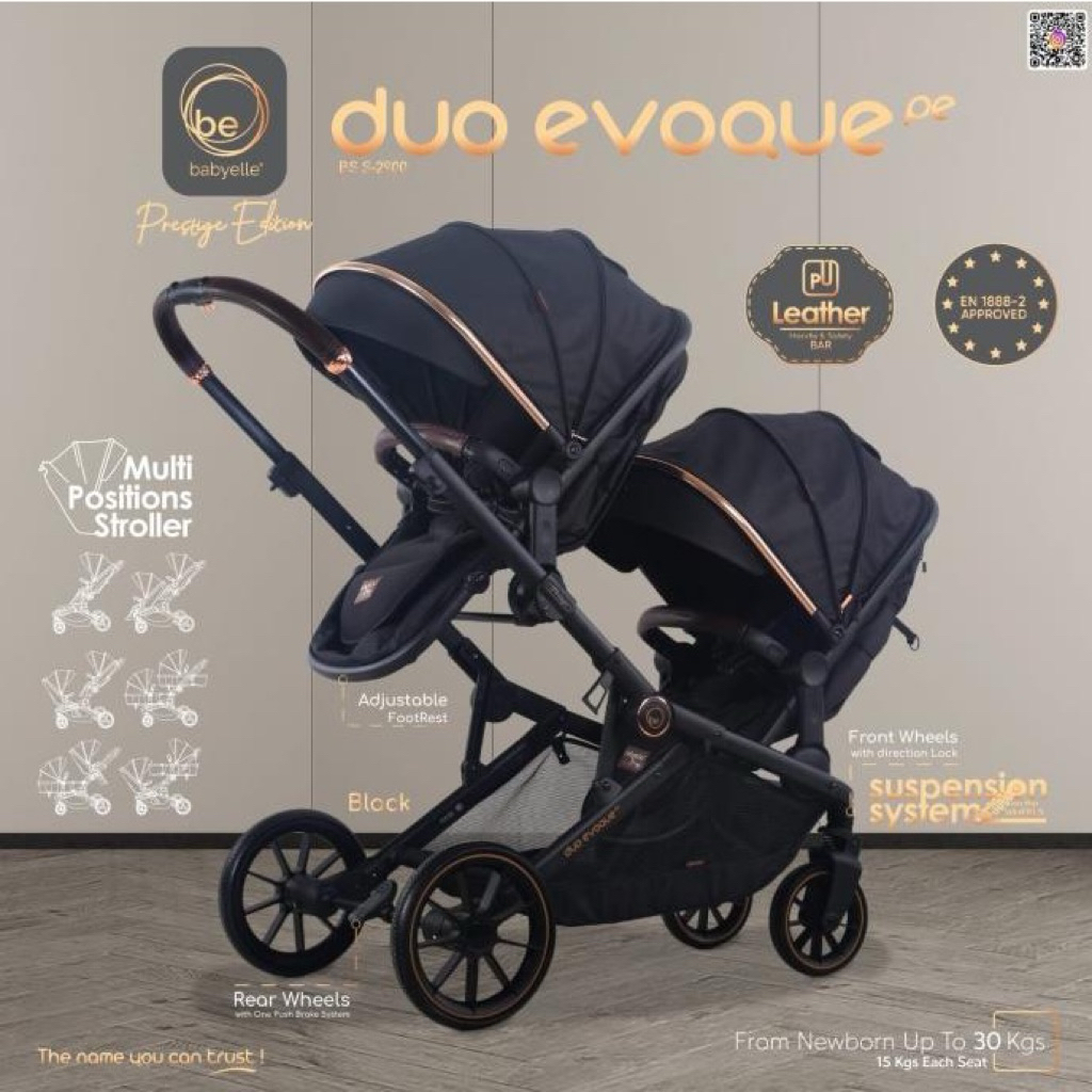 Stroller babyelle duo evoque prestige edition / stroller babyelle duo kembar / stroller twins