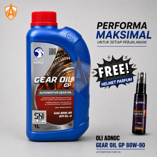 ADNOC Gear Oil GP SAE 80W-90 API GL-4 Oli Transmisi Manual 1L ADNOC Gear Oil GP 80W90 GL-4 Automotiv
