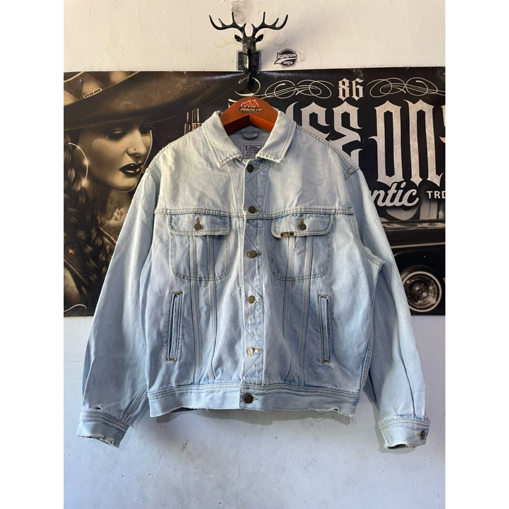 vintage lee trucker denim