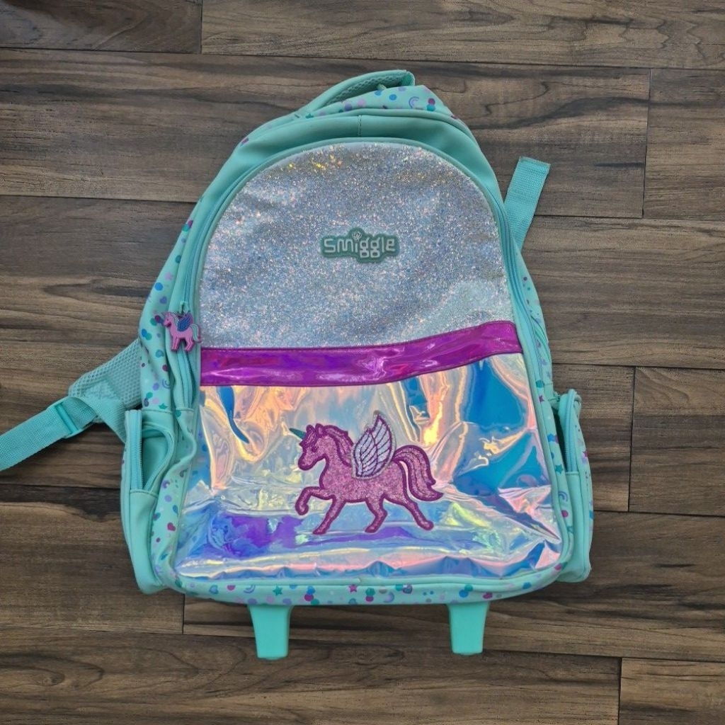 tas backpack troli trolley anak smiggle original VVGC preloved murah