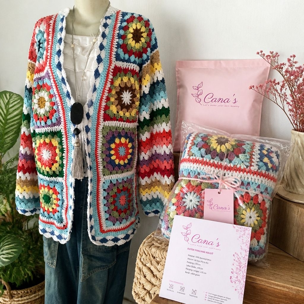 Outer Rajut Handmade,RajutanHandmade,Outer Rajut,Rajutan Korea,Cardigan Rajut, Cardigan Rajut Korea