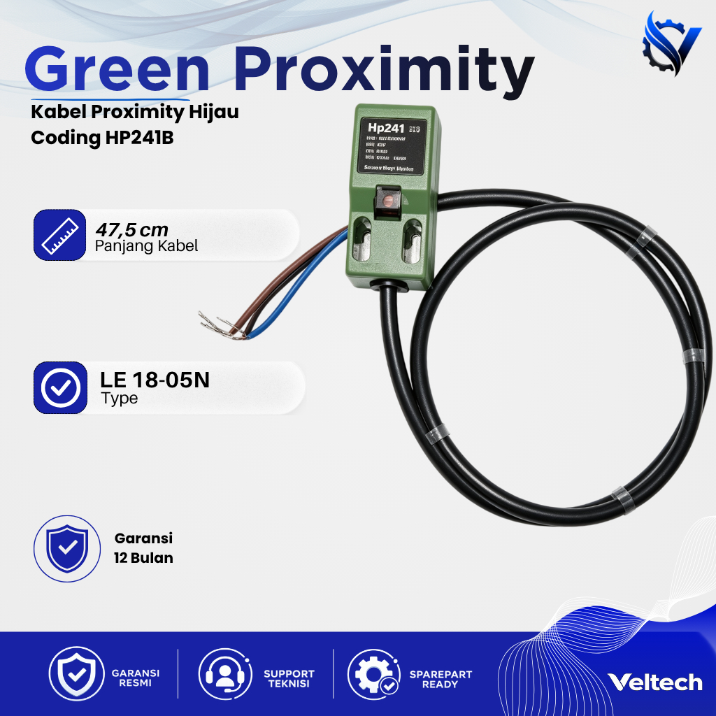Green Proximity Date Coding Hp241B | Kabel Proximity Hijau Coding HP241B